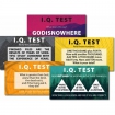 IQ cards  - all 5 tests