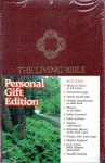 Living Bible PersGift Burgundy