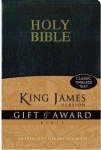 KJV Gift & Award Blck Lthlook