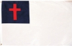 CHRISTIAN FLAG - 92cm X 55cm