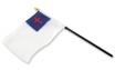 CHRISTIAN FLAG ON POLE - 30cm